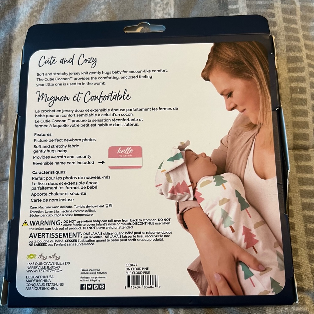 Itzy Ritzy Cutie Cocoon Swaddle - Picture 2 of 2